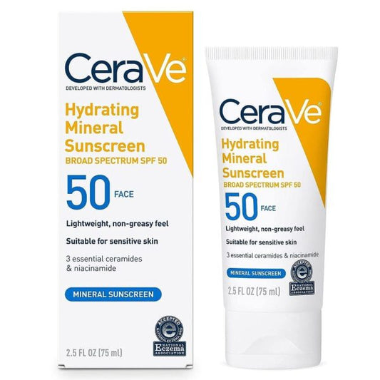 CeraVe - Hydrating Mineral Sunscreen SPF 50