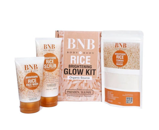 BNB Rice Extract Facial Kit For Bright & Glowing Skin