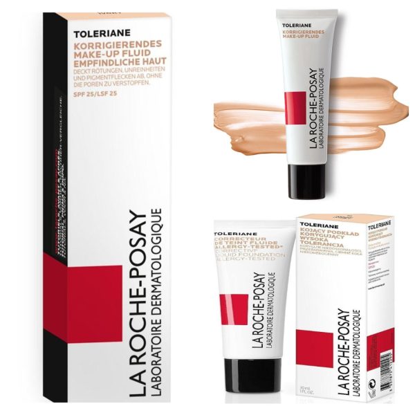 La Roche-posay Toleriane Corrective Liquid Foundation Spf 25– 30ml – Shade: Ivory