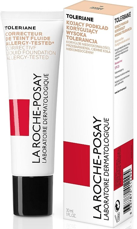 La Roche-posay Toleriane Corrective Liquid Foundation Spf 25– 30ml – Shade: Ivory