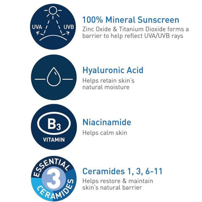 CeraVe - Hydrating Mineral Sunscreen SPF 50