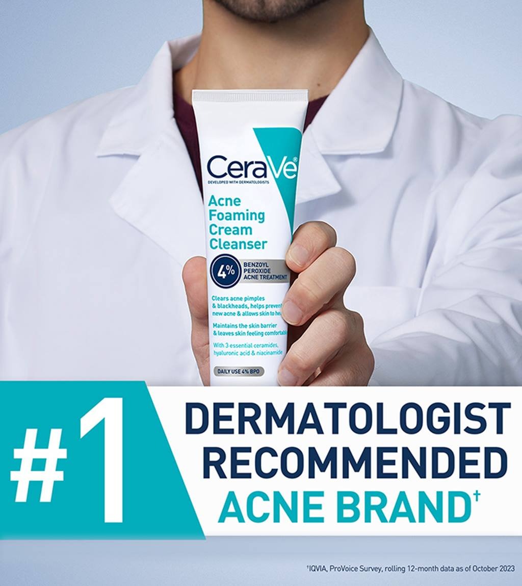 CeraVe Acne Foaming Cream Cleanser 4%