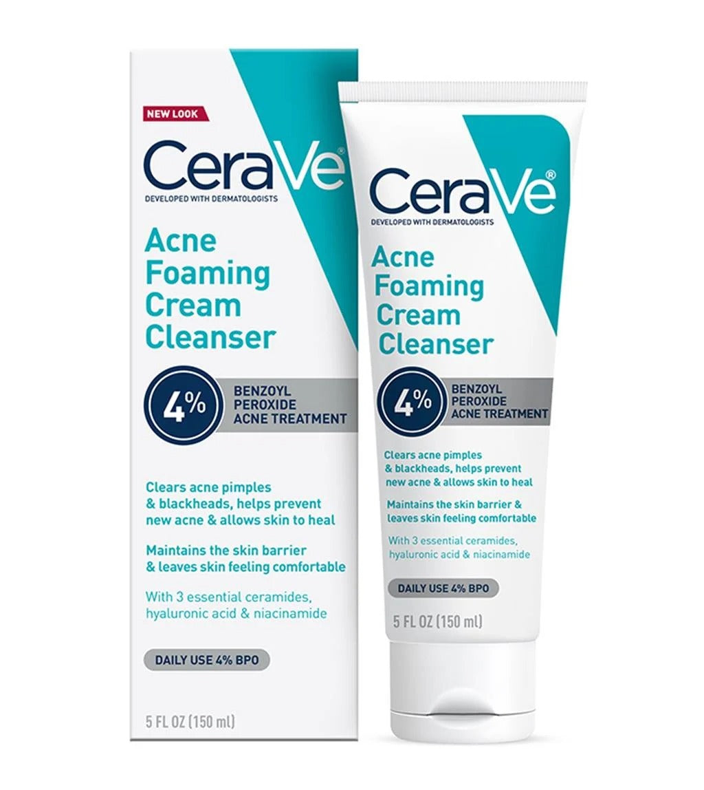 CeraVe Acne Foaming Cream Cleanser 4%