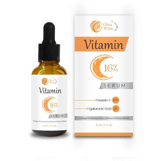 Gluta White Vitamin C 16% Serum for Face Glowing & Dark Spots